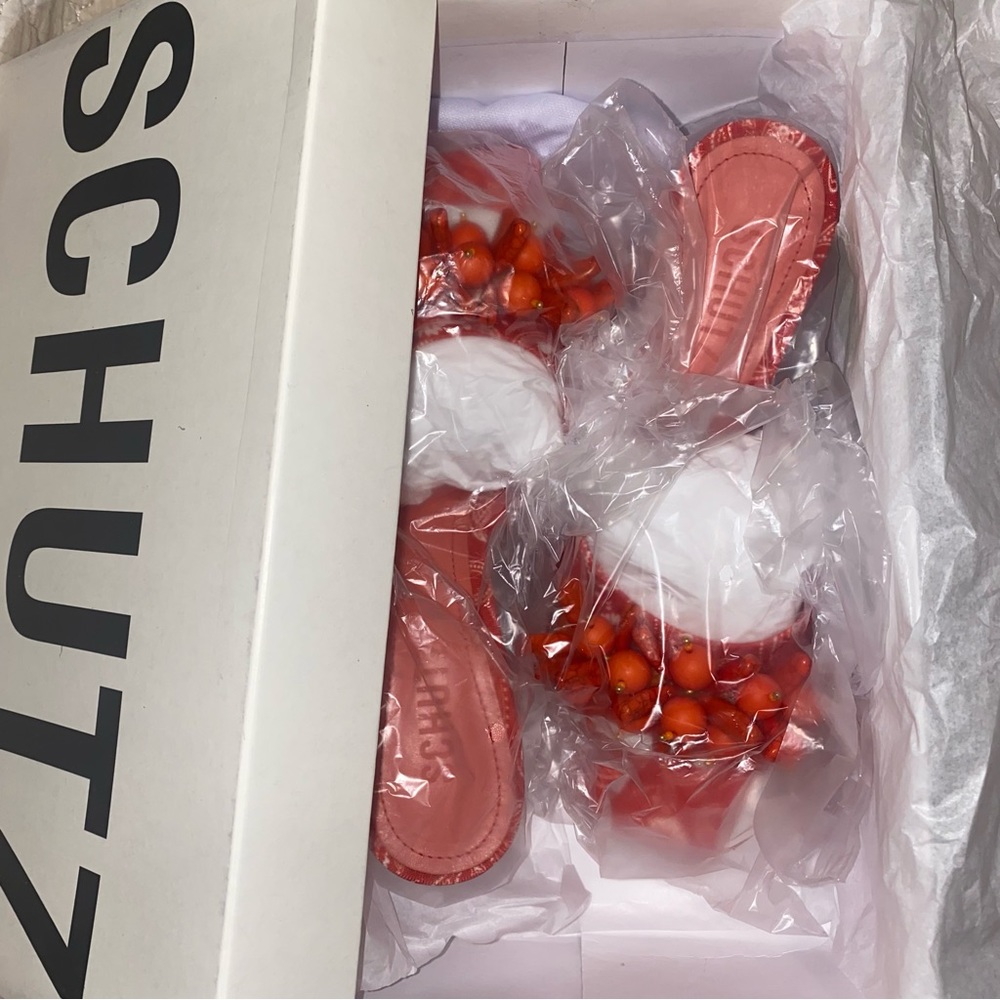 Schutz Leather Sandals - Picture 5 of 5